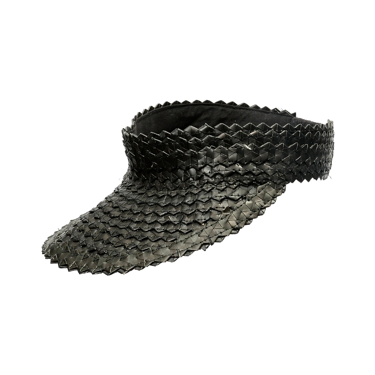 The Sunshade - Black in bamboo — handmade luxury hat curated by Laiyahome