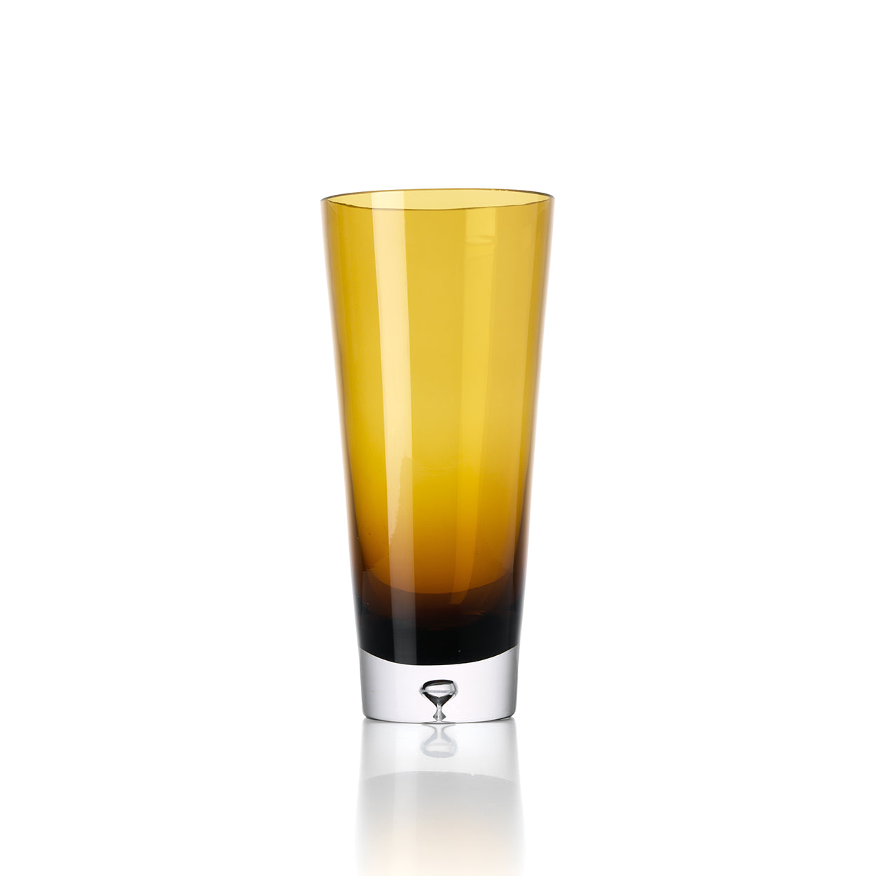 The Sunset Glow Vase - Brown Gold - L in glass — handmade luxury vase curated by Laiyahome