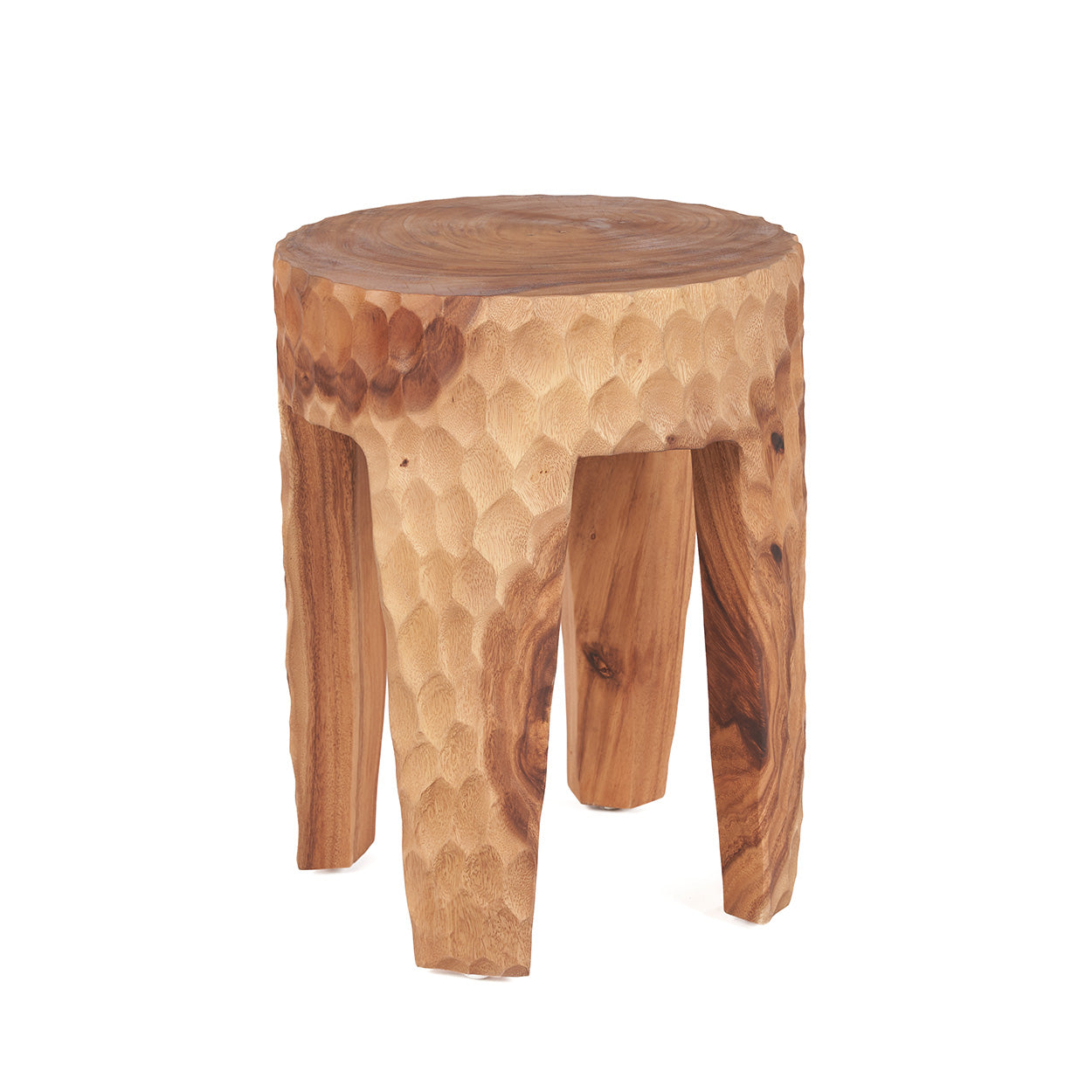 The Paramo Stool - Natural in wood — handmade luxury stool curated by Laiyahome
