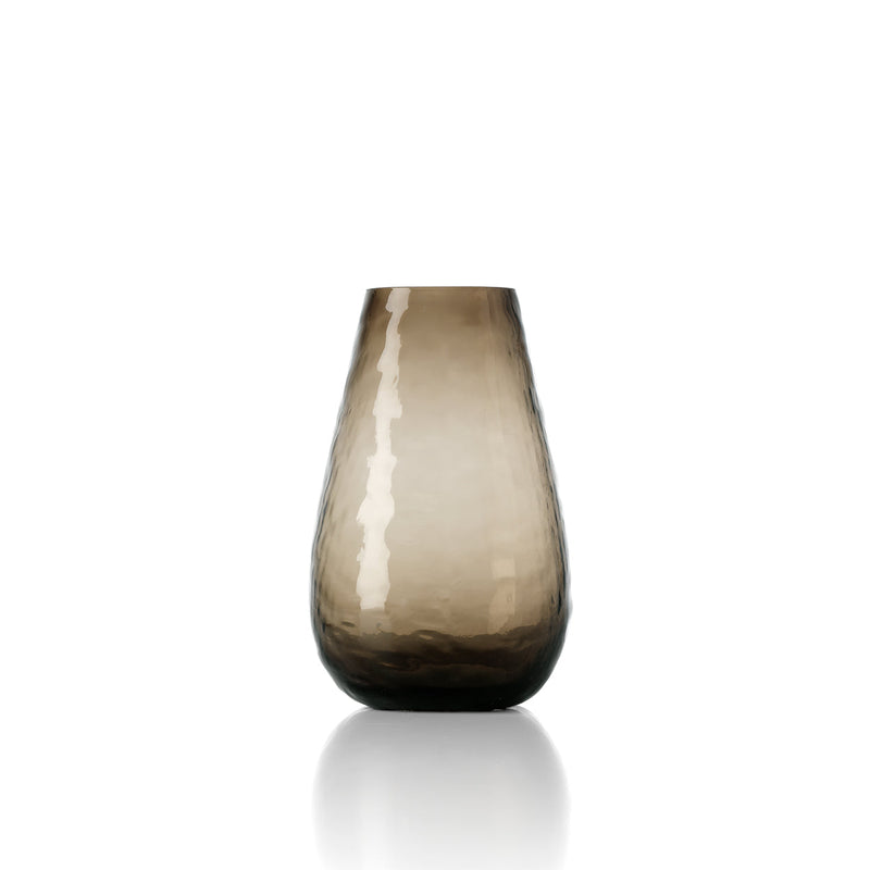 The Organic Shape Vase - Brown - M in glass — handmade luxury vase curated by Laiyahome