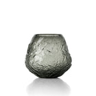 The Earth Crater Vase - Black - L in glass — handmade luxury vase curated by Laiyahome