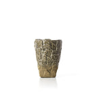 The Rock Texture Vase - Grey Stone - S in stoneware — handmade luxury vase curated by Laiyahome