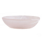 The Resin Organic Bowl - Pink White - M in polyresin — handmade luxury bowl curated by Laiyahome
