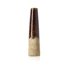 The Amber Cone Vase - Concrete Brown - L in stoneware — handmade luxury vase curated by Laiyahome