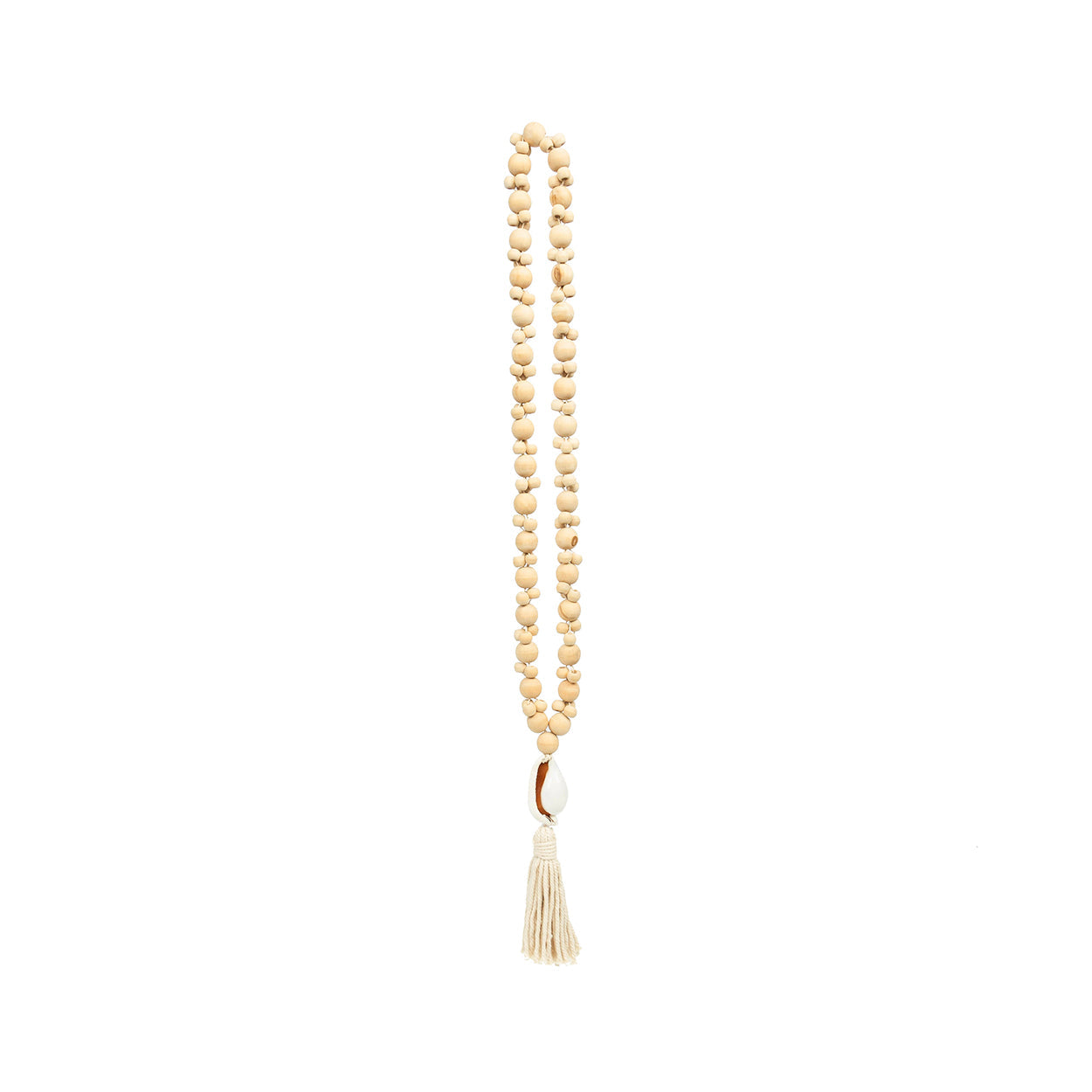 The Kubu Necklace - Natural White in shell — handmade luxury necklace curated by Laiyahome
