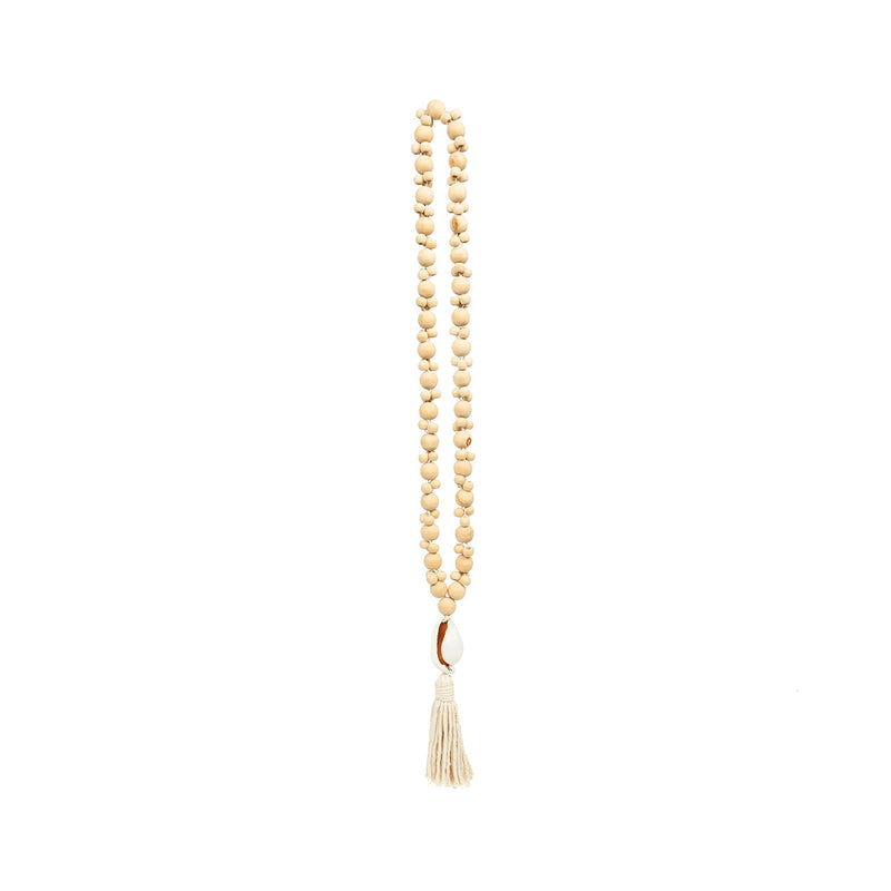 The Kubu Necklace - Natural White in shell — handmade luxury necklace curated by Laiyahome