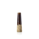 The Amber Cone Vase - Concrete Brown - S in stoneware — handmade luxury vase curated by Laiyahome
