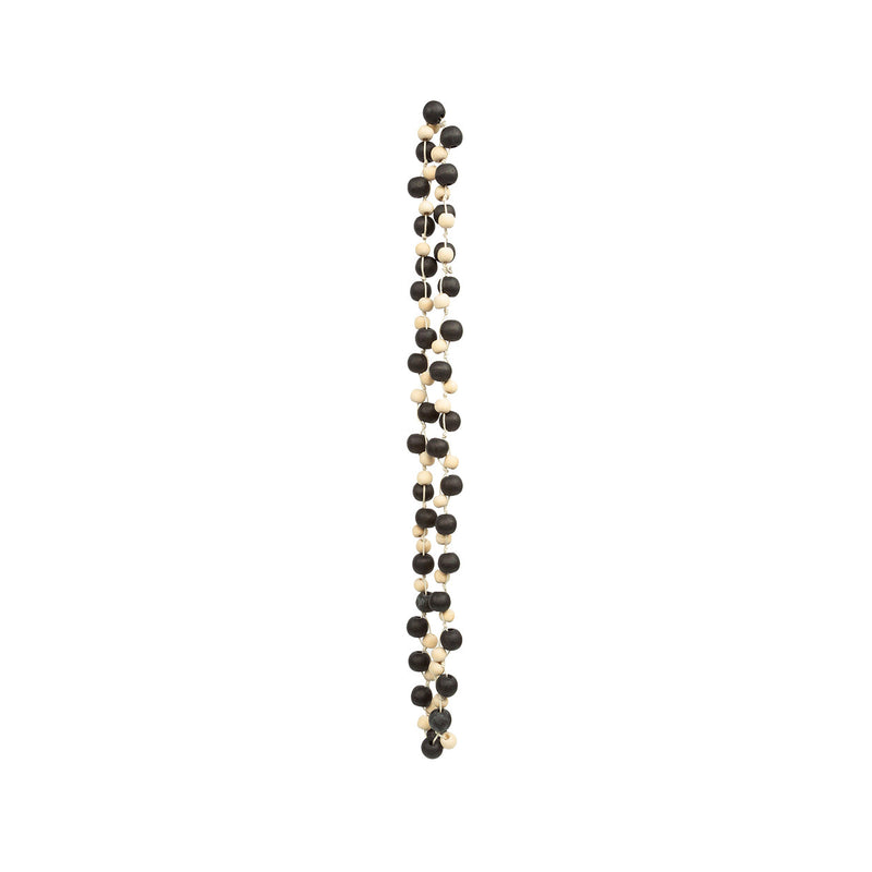 The Canggu Necklace - Natural Black in shell — handmade luxury necklace curated by Laiyahome