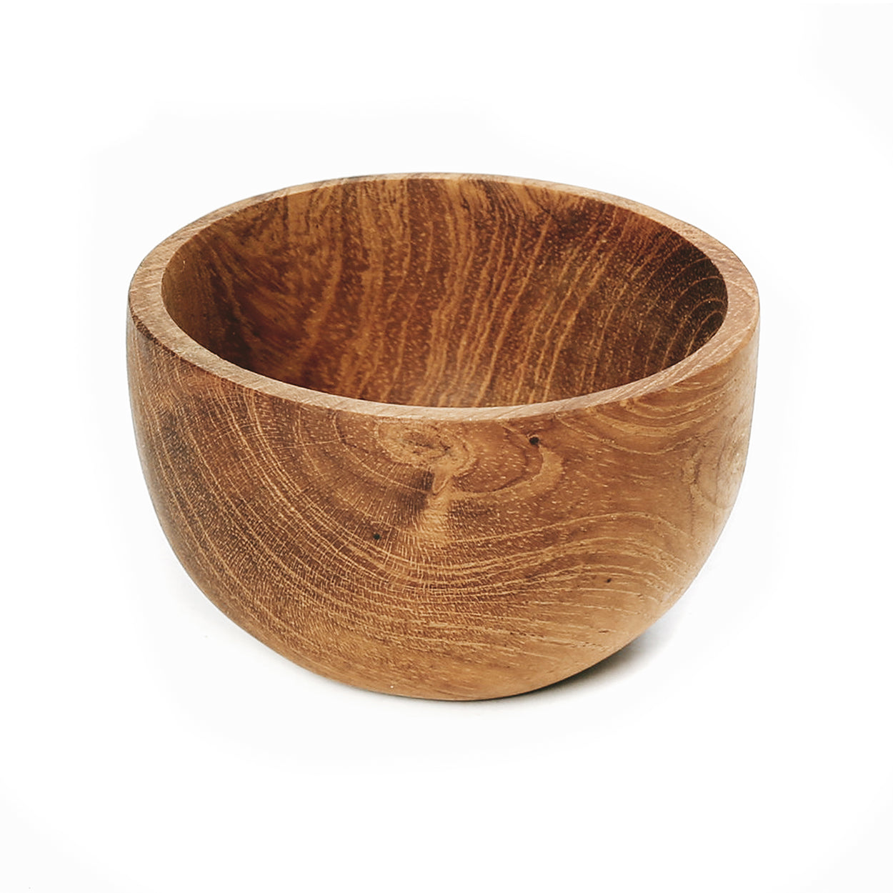 The Teak Root Salt Cup - XS in wood — handmade luxury egg cup curated by Laiyahome