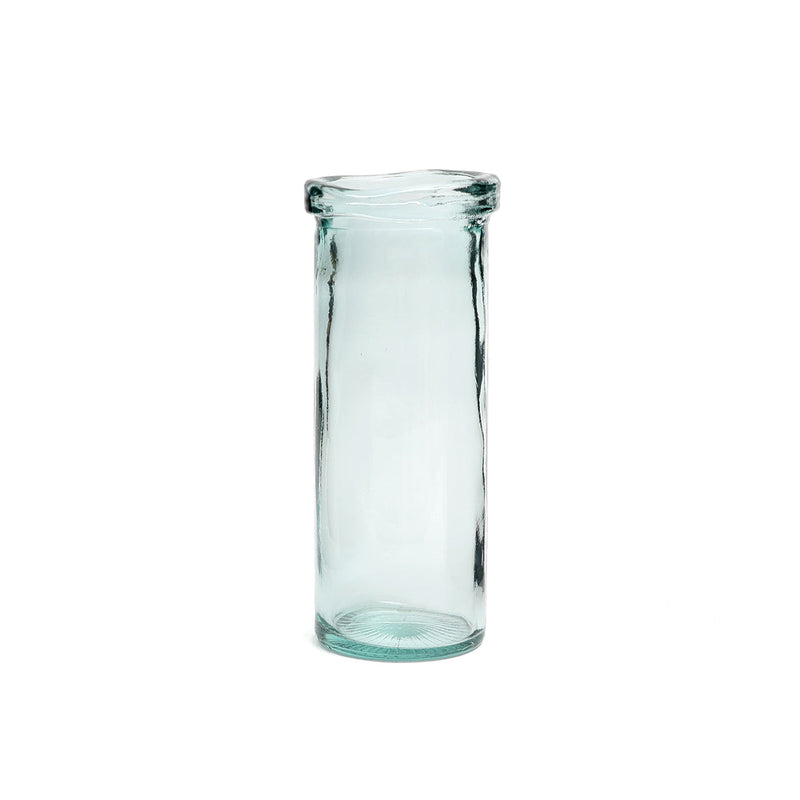 The Jiandan Vase - Blue - L in glass — handmade luxury vase curated by Laiyahome