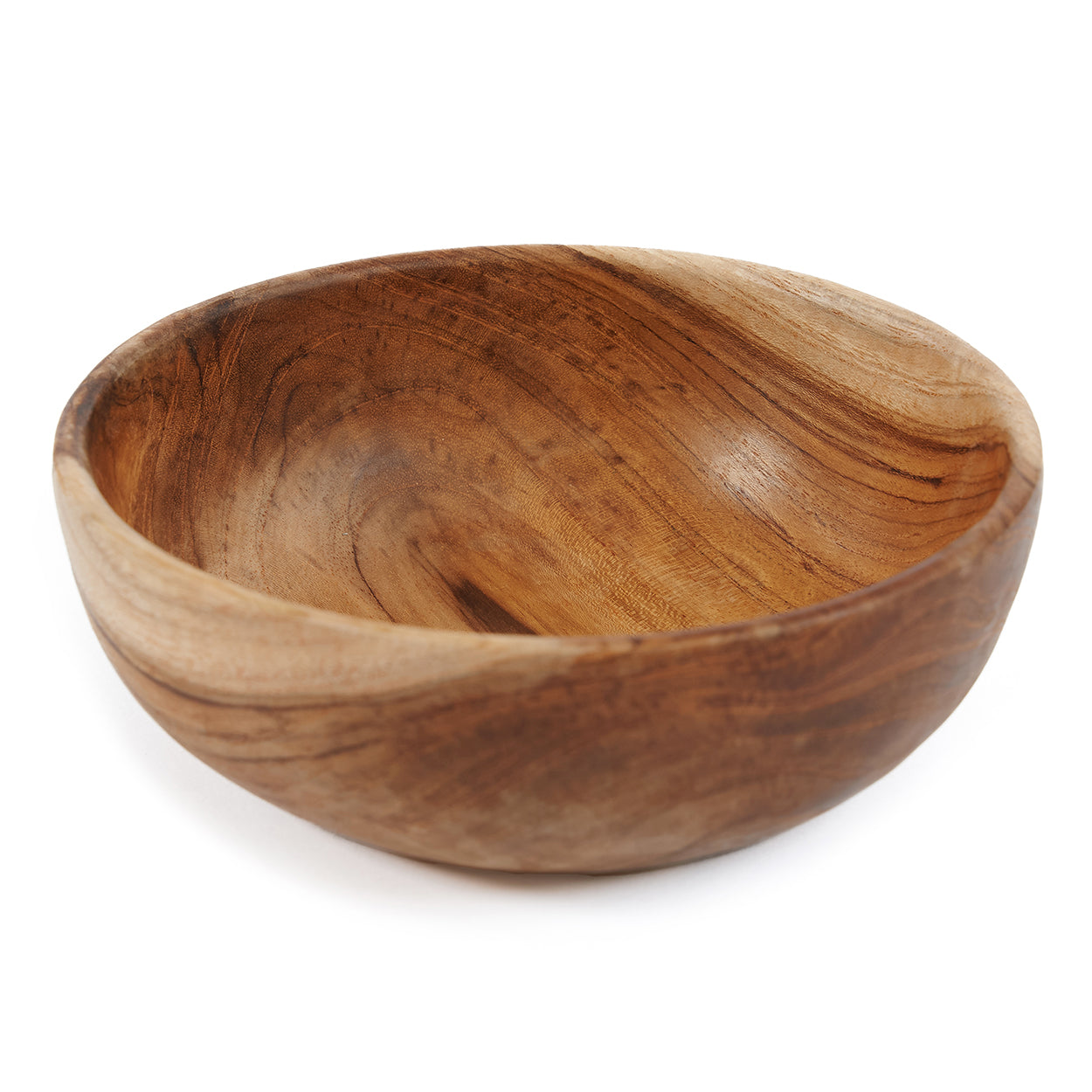 The Teak Root Snack Bowl - S in wood — handmade luxury bowl curated by Laiyahome