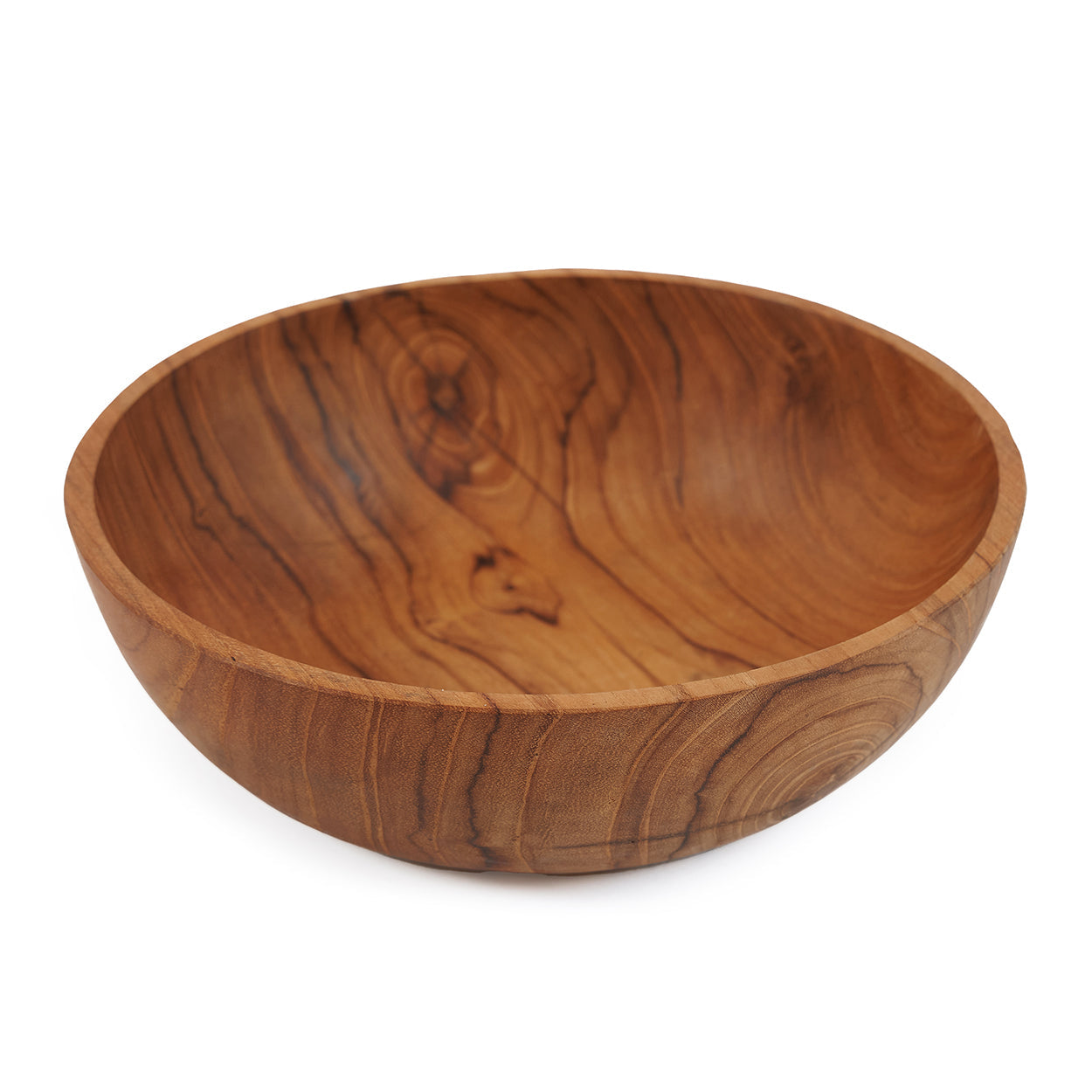 The Teak Root Snack Bowl - M in wood — handmade luxury bowl curated by Laiyahome