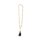 The Lovina Necklace - Natural Black in shell — handmade luxury necklace curated by Laiyahome