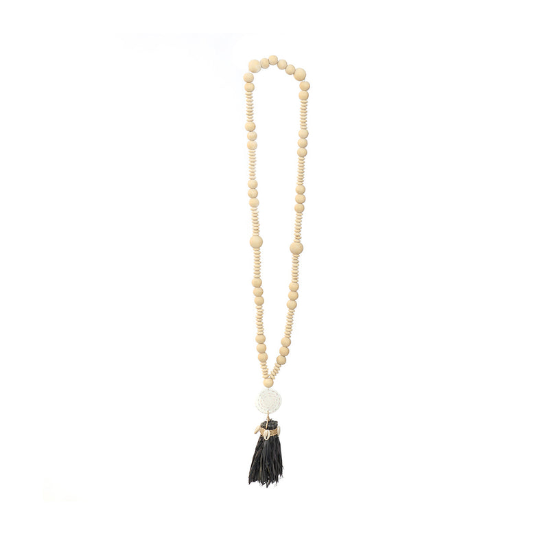 The Lovina Necklace - Natural Black in shell — handmade luxury necklace curated by Laiyahome