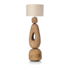 The Lampatha Christie Floor Lamp - Mud - XL in paper — handmade luxury floor lamp curated by Laiyahome