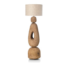 The Lampatha Christie Floor Lamp - Mud - XL in paper — handmade luxury floor lamp curated by Laiyahome