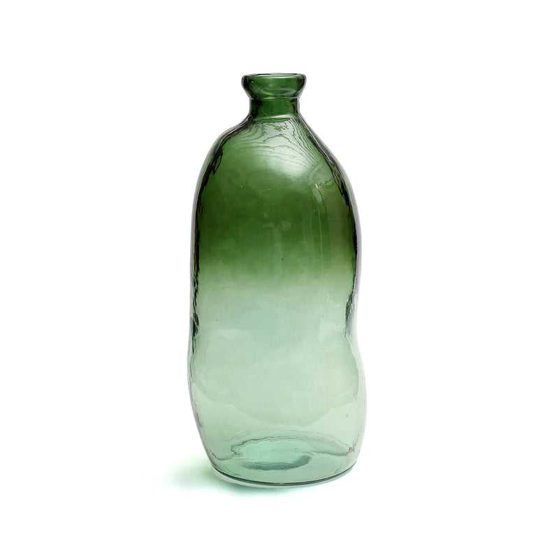The Jinsuo Vase - Green in glass — handmade luxury vase curated by Laiyahome
