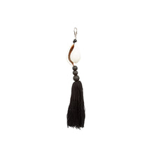 The Togian Keychain - Black White in wood — handmade luxury keychain curated by Laiyahome