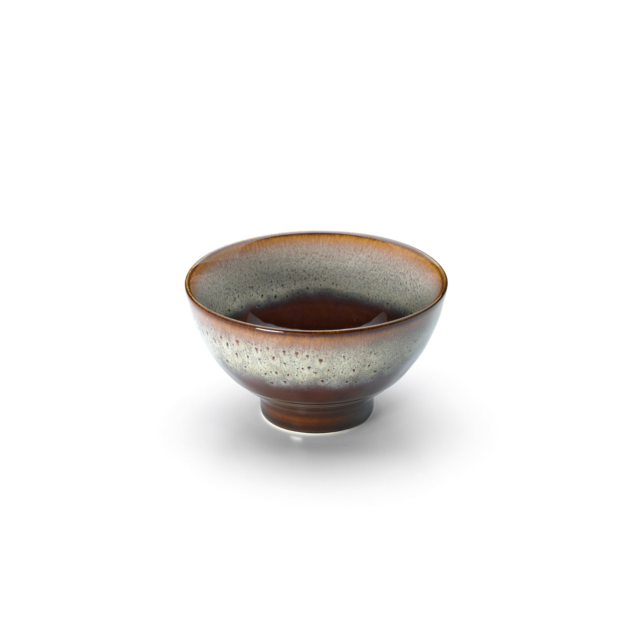 The Smoked Horizon Bowl - Brown Grey - S in ceramic — handmade luxury bowl curated by Laiyahome