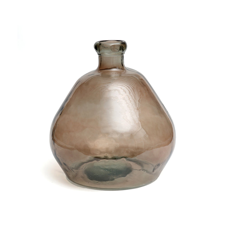 The Bolai Vase - Beige in glass — handmade luxury vase curated by Laiyahome
