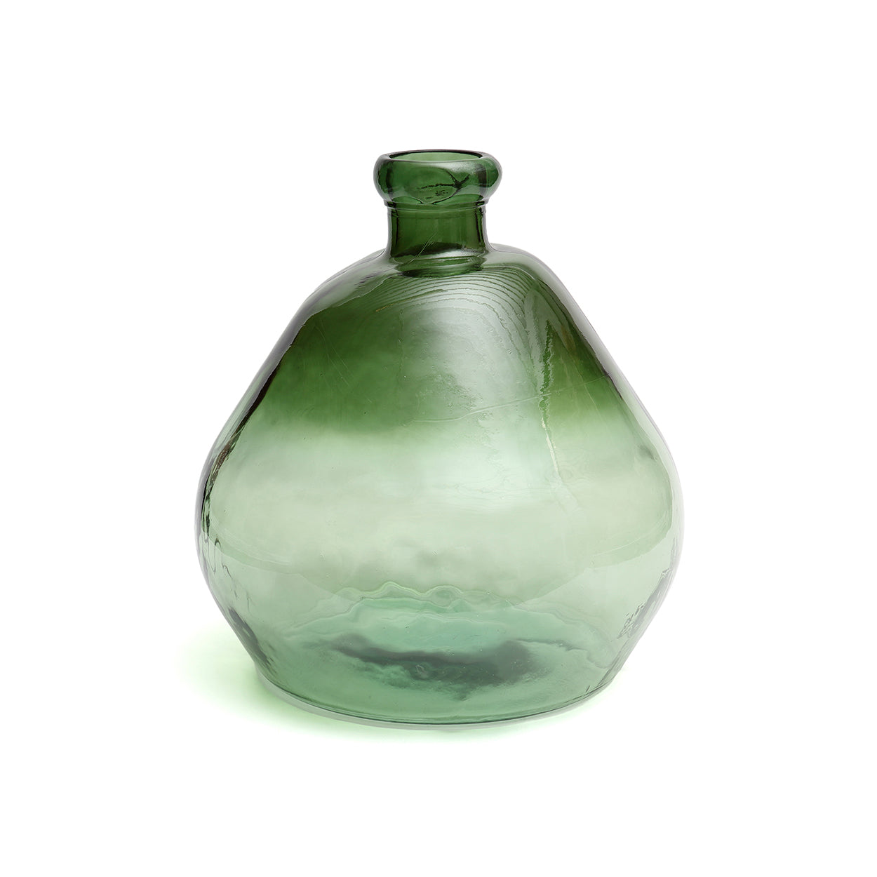 The Bolai Vase - Green in glass — handmade luxury vase curated by Laiyahome
