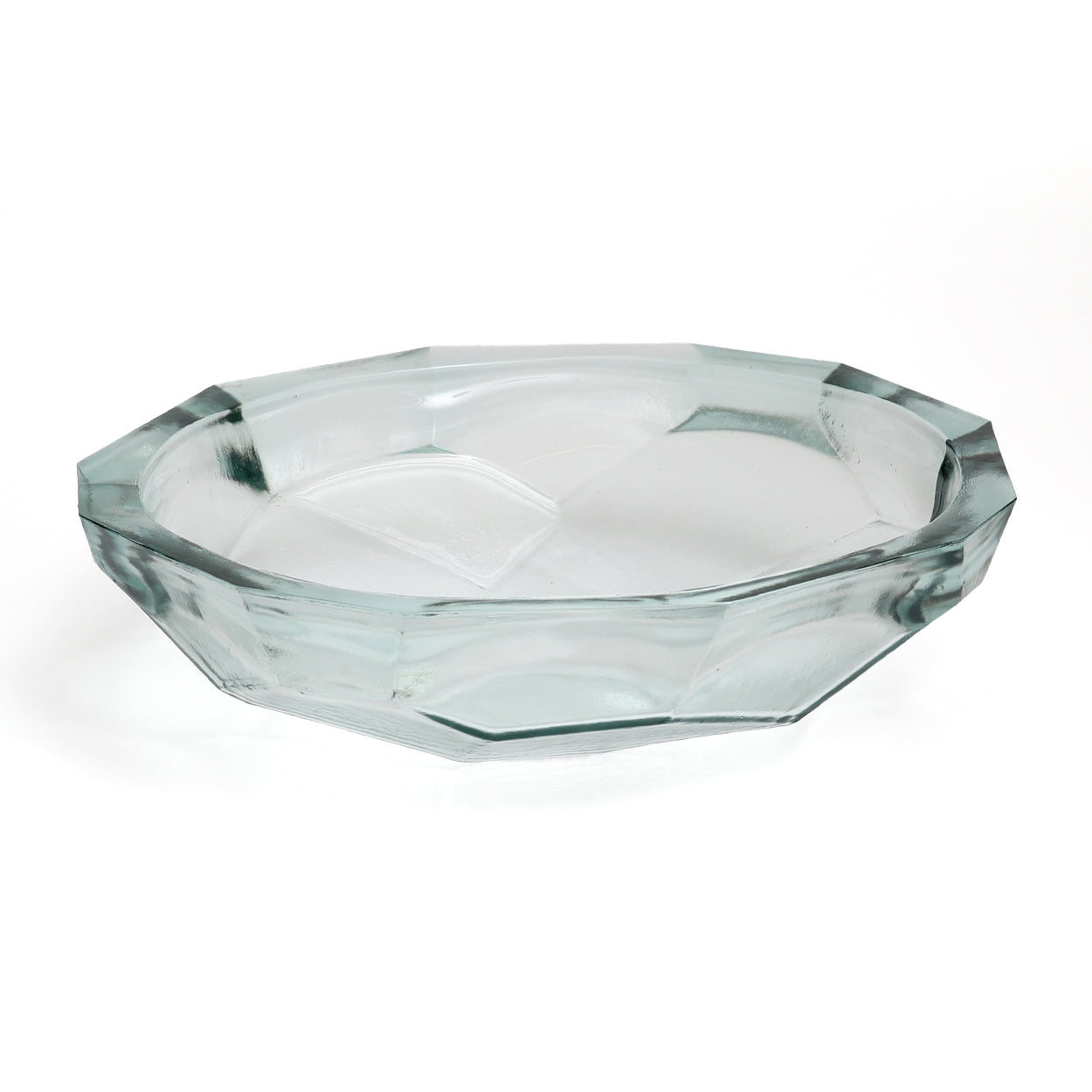 The Origami Bowl - Blue - L in glass — handmade luxury bowl curated by Laiyahome