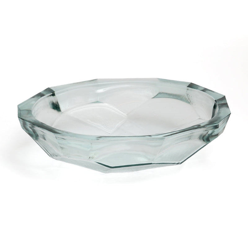 The Origami Bowl - Blue - L in glass — handmade luxury bowl curated by Laiyahome
