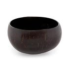 The Coco Food Bowl - Natural Black in coconut — handmade luxury bowl curated by Laiyahome