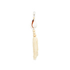 The Togian Keychain - Natural White in wood — handmade luxury keychain curated by Laiyahome