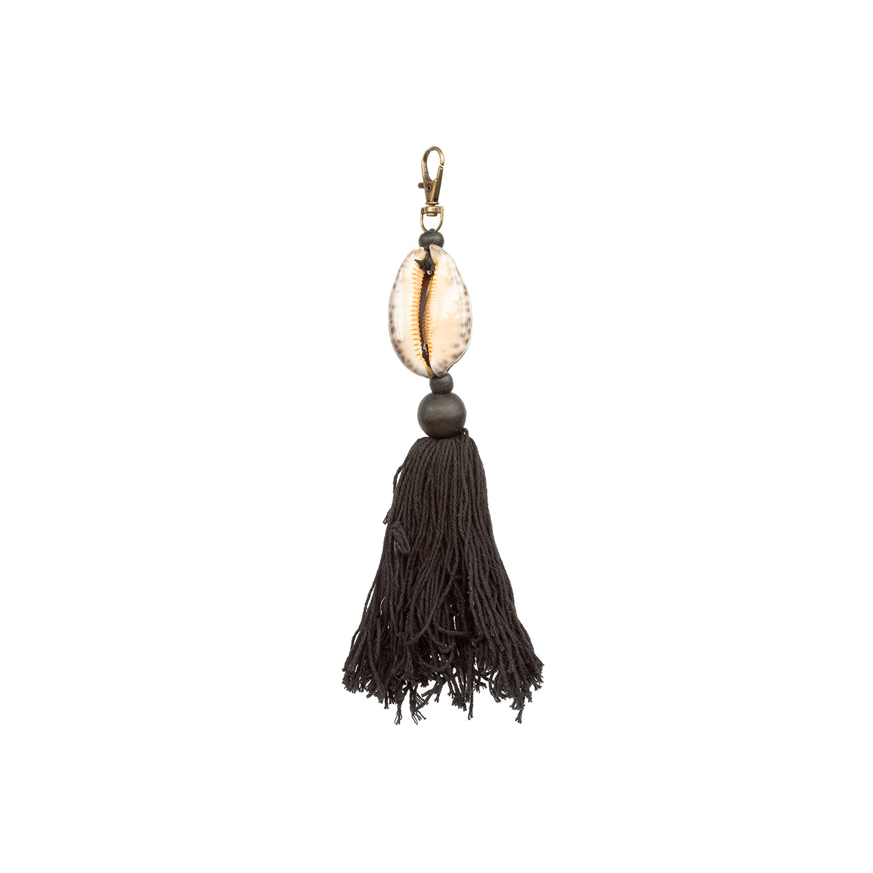 The Sumbawa Keychain - Black Brown in wood — handmade luxury keychain curated by Laiyahome
