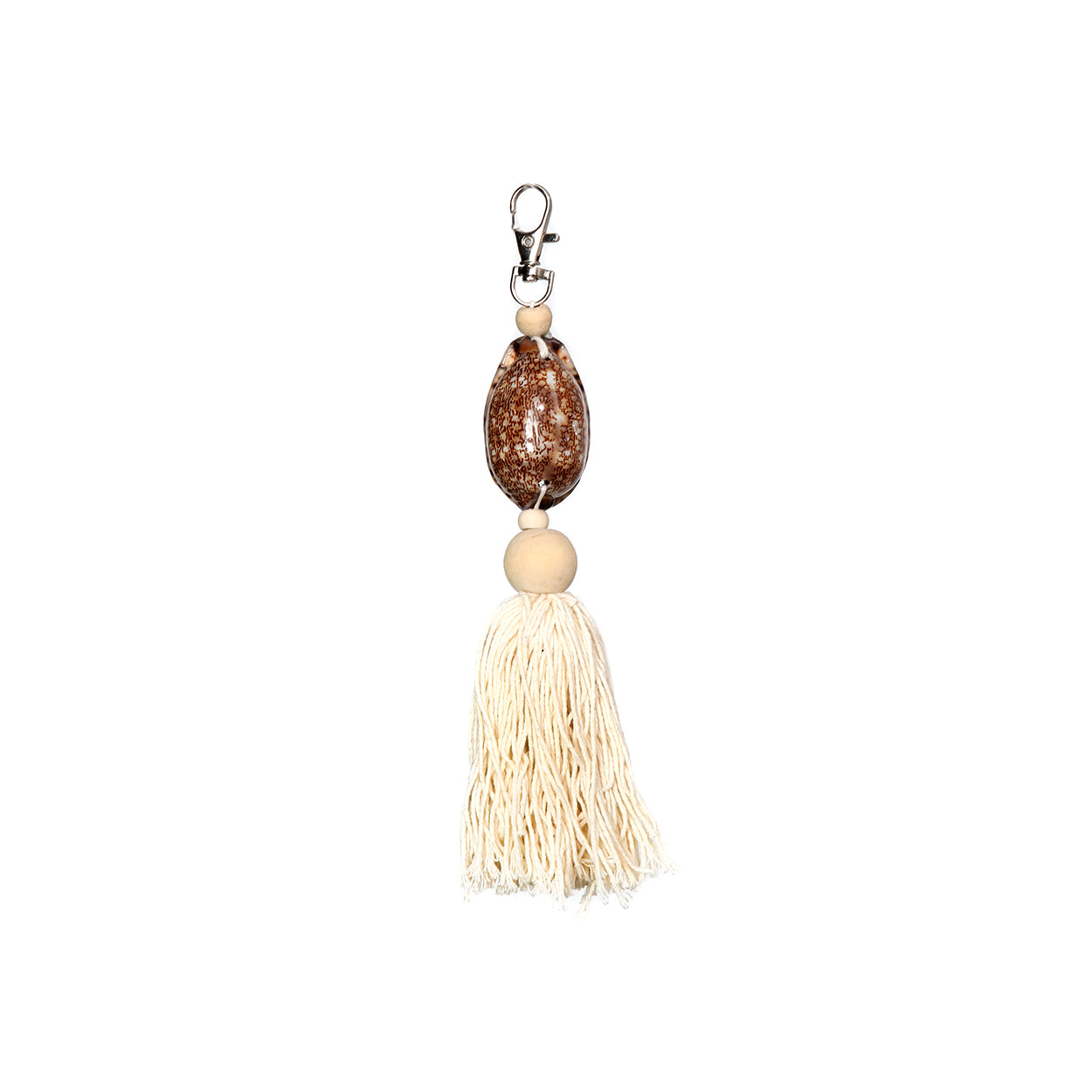 The Sumbawa Keychain - Natural Brown in wood — handmade luxury keychain curated by Laiyahome