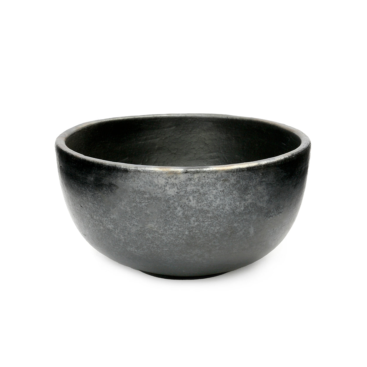The Burned Bowl - Black - M in terracotta — handmade luxury bowl curated by Laiyahome