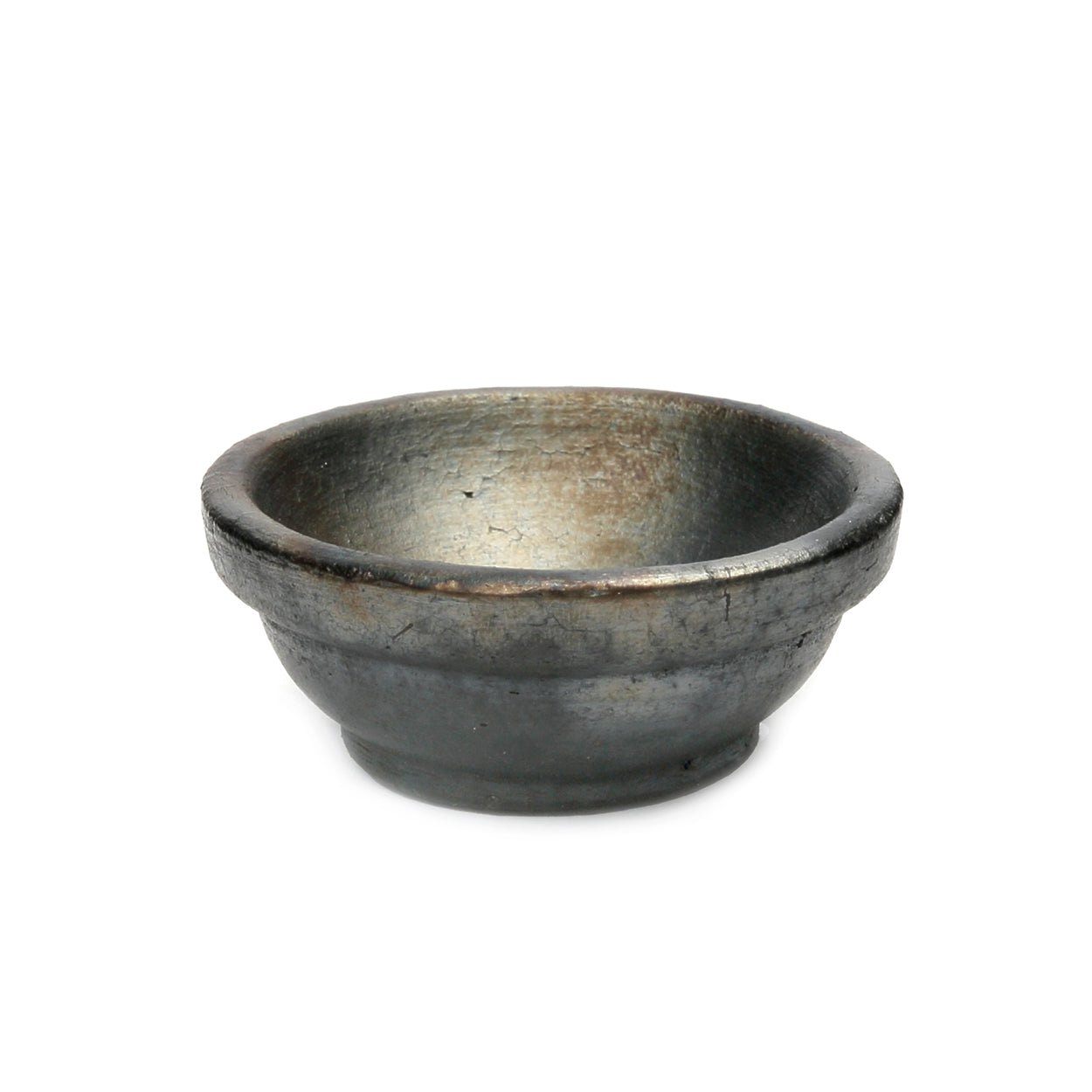 The Burned Bowl - Black - XS in terracotta — handmade luxury bowl curated by Laiyahome