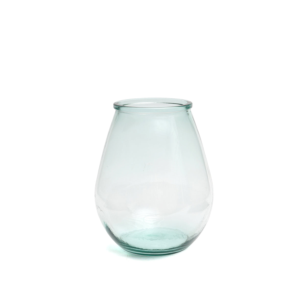 The Qiezi Vase - Blue - M in glass — handmade luxury vase curated by Laiyahome