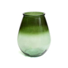 The Qiezi Vase - Green - L in glass — handmade luxury vase curated by Laiyahome