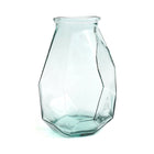 The Long Origami Vase - Blue in glass — handmade luxury vase curated by Laiyahome