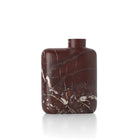 The Rosso Levanto Marble Vase - Wine Red - High – marble decorative vase in wine red – product view 1