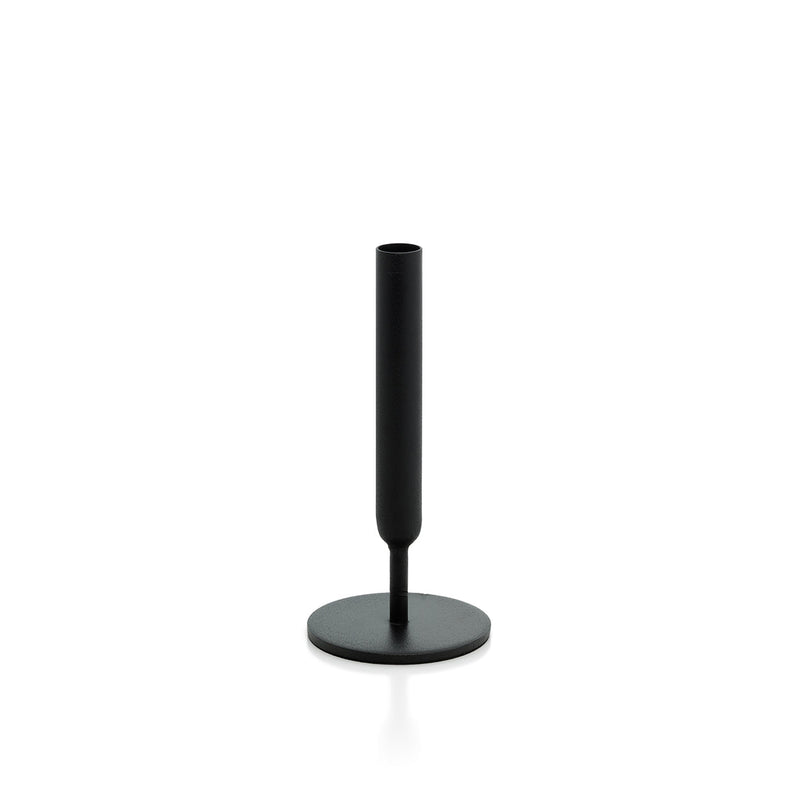 The Miss Slimsy Vase - Black - M in brass — handmade luxury vase curated by Laiyahome