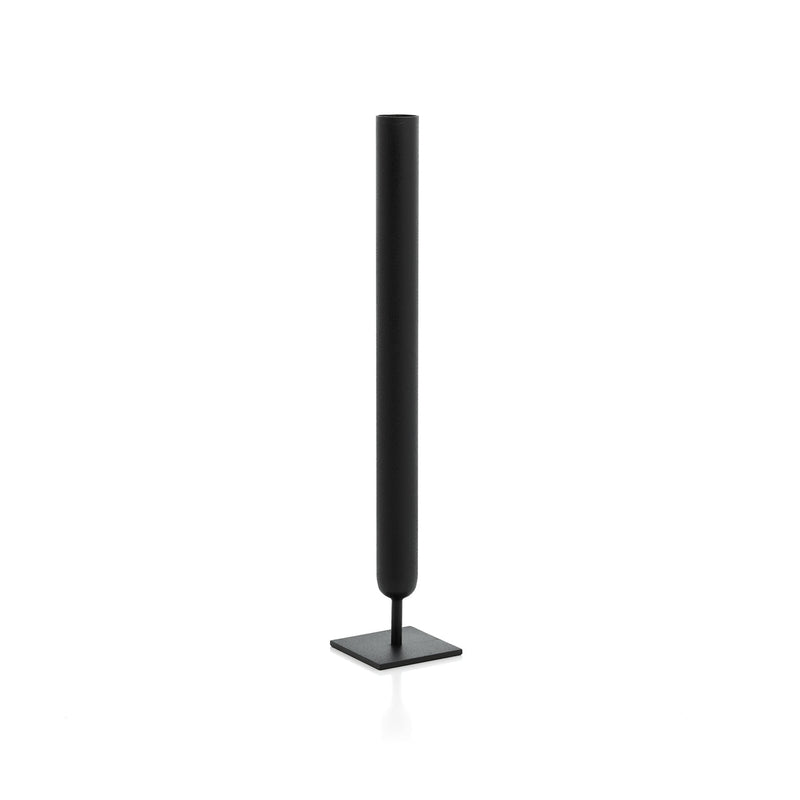 The Miss Slimsy Vase - Black - XL in brass — handmade luxury vase curated by Laiyahome