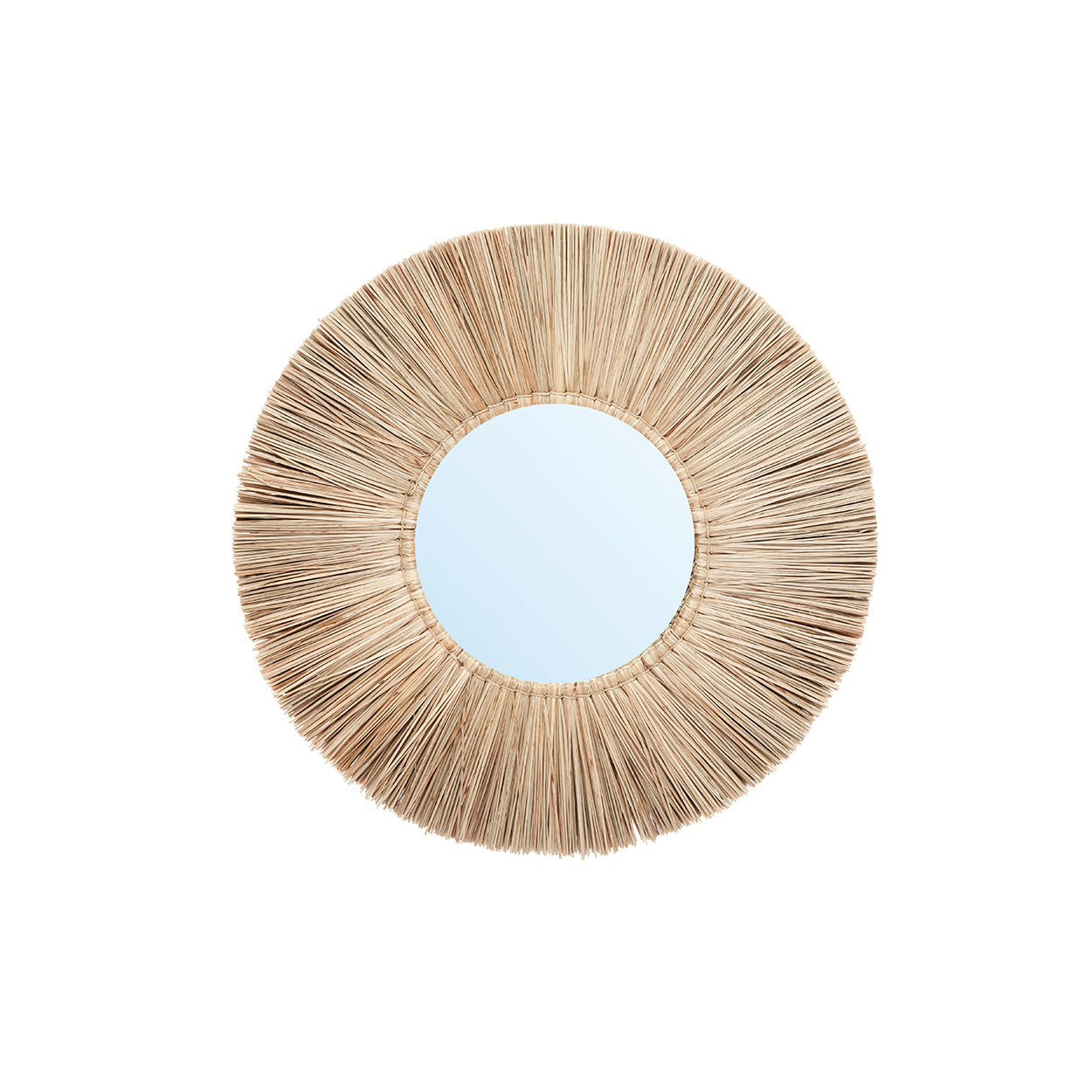 The Alang Alang Mirror - Natural - L in grass — handmade luxury wall mirror curated by Laiyahome