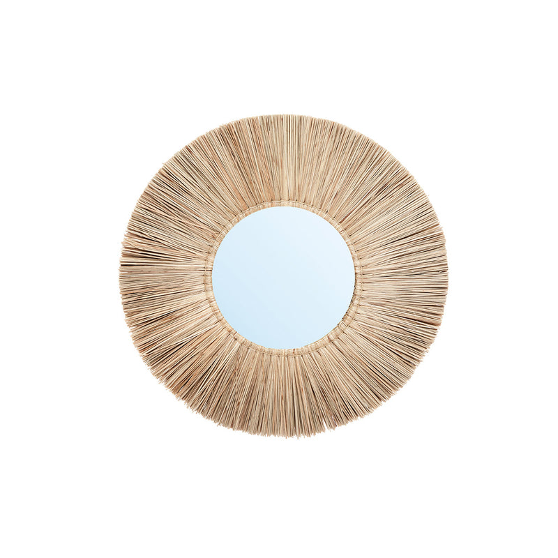The Alang Alang Mirror - Natural - L in grass — handmade luxury wall mirror curated by Laiyahome