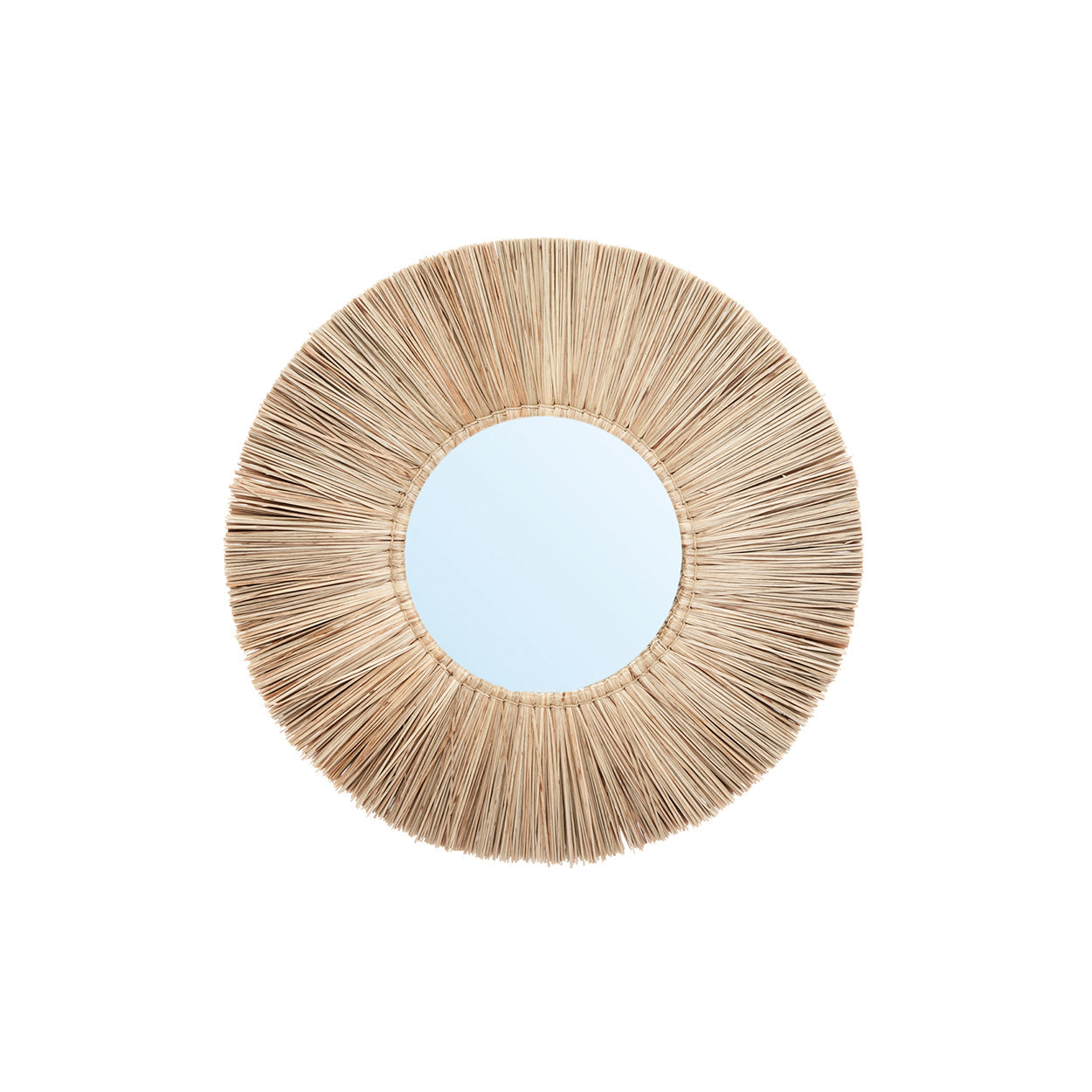 The Alang Alang Mirror - Natural - M in grass — handmade luxury wall mirror curated by Laiyahome