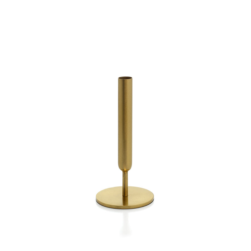 The Miss Slimsy Vase - Gold - M in brass — handmade luxury vase curated by Laiyahome