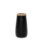 The Sneaky Vase - Black Natural - M in terracotta — handmade luxury vase curated by Laiyahome