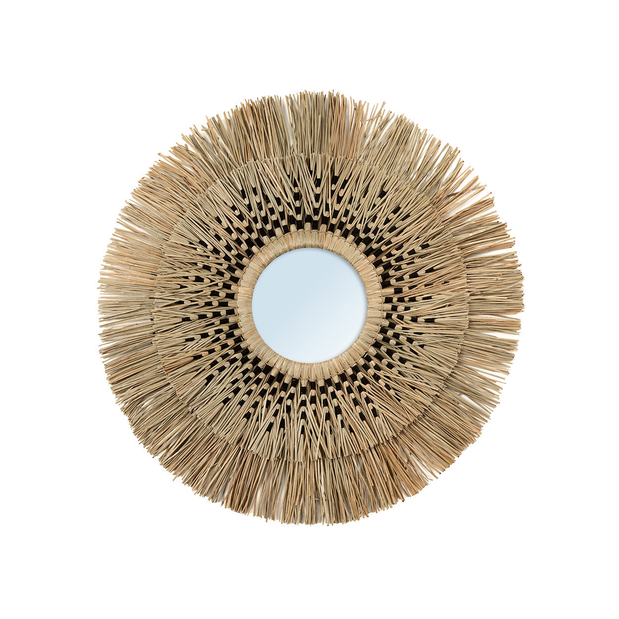 The Havana Mirror - Natural Black - L in glass — handmade luxury wall mirror curated by Laiyahome