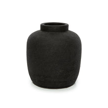 The Peaky Vase - Black - M in terracotta — handmade luxury vase curated by Laiyahome