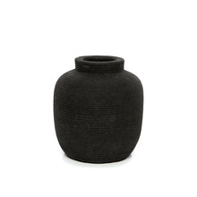 The Peaky Vase - Black - S in terracotta — handmade luxury vase curated by Laiyahome