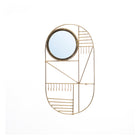 The Do I Look Pretty Wall Hanger - Brass in glass — handmade luxury wall mirror curated by Laiyahome
