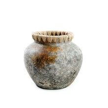 The Styly Vase - Antique Grey - S in terracotta — handmade luxury vase curated by Laiyahome