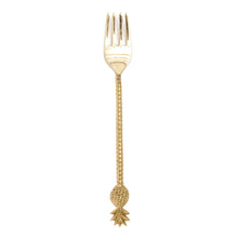 The Pineapple Fork - Gold in brass — handmade luxury table fork curated by Laiyahome